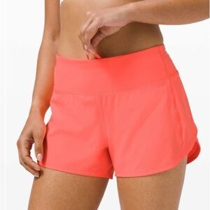 NWT Lululemon Speed Up Mid Rise Short